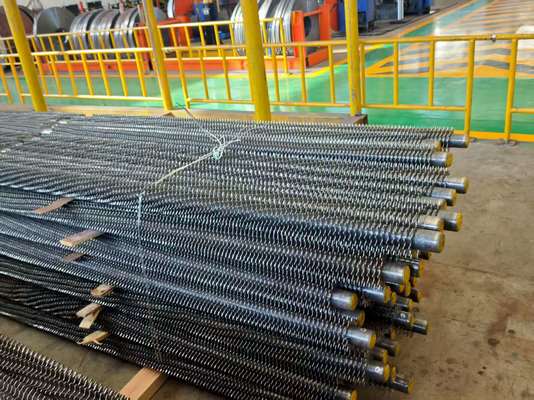 উচ্চ তাপমাত্রা চাপ প্রতিরোধী উচ্চ ফ্রিকোয়েন্সি ঝালাই করা সর্পিল ফিন টিউব ASME স্ট্যান্ডার্ড