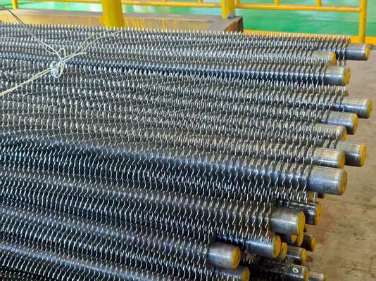 উচ্চ তাপমাত্রা চাপ প্রতিরোধী উচ্চ ফ্রিকোয়েন্সি ঝালাই করা সর্পিল ফিন টিউব ASME স্ট্যান্ডার্ড
