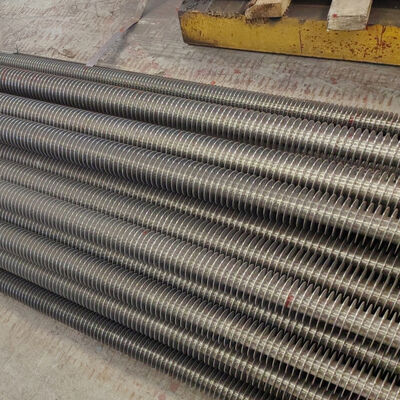 বয়লারের চাপ যন্ত্রাংশের জন্য স্টেইনলেস স্টিল কার্বন স্টিল কাস্টমাইজড বয়লার স্পাইরাল ফিন টিউব