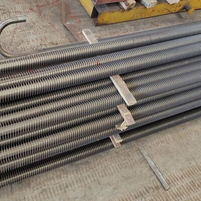 উচ্চ তাপ স্থানান্তর দক্ষতা এবং শক্তিশালী অ্যান্টি-স্কেল পারফরম্যান্স সহ বয়লার চাপের অংশগুলির জন্য কাস্টমাইজড সেরিটেড ফিন টিউব