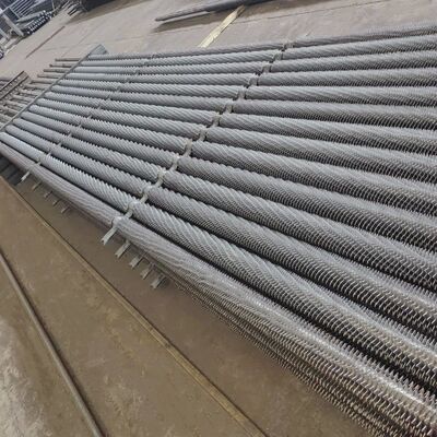 কাস্টমাইজড স্পেসিফিকেশন সহ উন্নত তাপ স্থানান্তর দক্ষতার জন্য কার্বন স্টিল স্পাইরাল ফিন টিউব