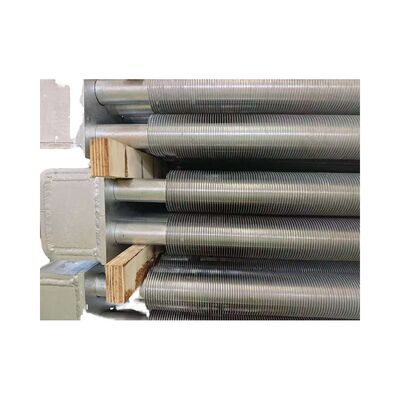 কাস্টমাইজড হাই ফ্রিকোয়েন্সি ওয়েল্ডেড স্টেইনলেস স্টিল স্পাইরাল ফিনড বয়লার হিট এক্সচেঞ্জারের জন্য ফিন টিউব