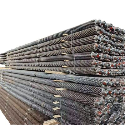 বয়লারের জন্য কাস্টমাইজড হাই-ফ্রিকোয়েন্সি ওয়েল্ডিং ASME স্পাইরাল ফিন টিউব স্টেইনলেস স্টিল