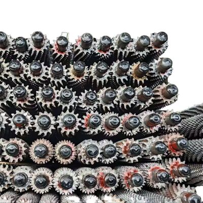 বয়লারের জন্য কাস্টমাইজড হাই-ফ্রিকোয়েন্সি ওয়েল্ডিং ASME স্পাইরাল ফিন টিউব স্টেইনলেস স্টিল