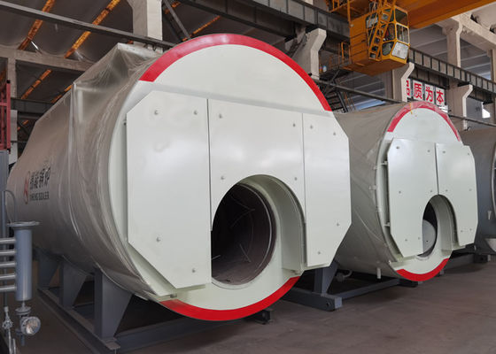 1.25MPA ASME উল্লম্ব গ্যাস বহিস্কার কম্বি বয়লার টাইটেনিং টিউব ব্যবস্থা