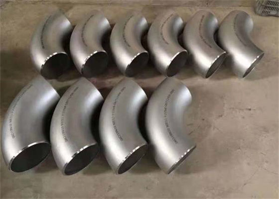 ASTM A234 স্টেইনলেস স্টীল টিউবিং কনুই 3D ব্যাসার্ধ SCH5S চাপ স্তর